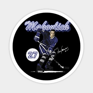 Frank Mahovlich Toronto Retro Script Magnet